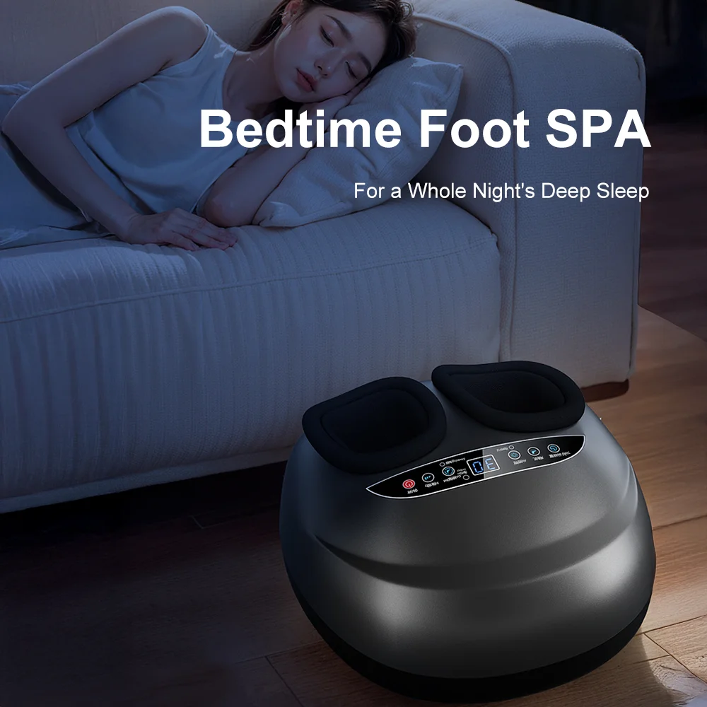 Electric Smart Foot Massager 5-Level Strength Fully Automatic Wrap Airbag Soothing Shiatsu Foot Massager With Remote Control