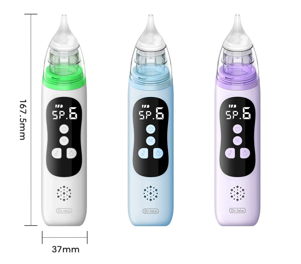 MAMIJOY Baby Nose Cleaner Silicone Adjustable Suction Electric Child Nasal Aspirator Safety Convenient Low Noise U94