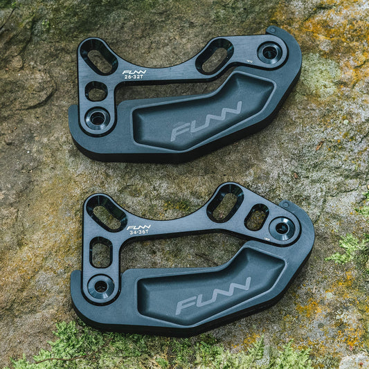 Funn Zippa Lite MTB Bash Guard -A ISCG05 Bicycle Chain Guard for 26T-32T Chainrings, Bike Chain ring Protector for Your Mountain Bike Chain, BMX Chain