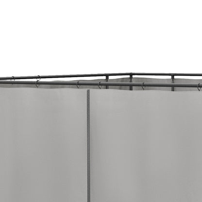 Outsunny Set of Four 3 x 3m Gazebo Replacement Walls - Light Grey