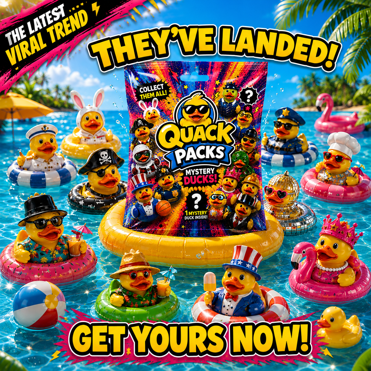 QuackPacks - 1 Character QuackPack Duck Inside