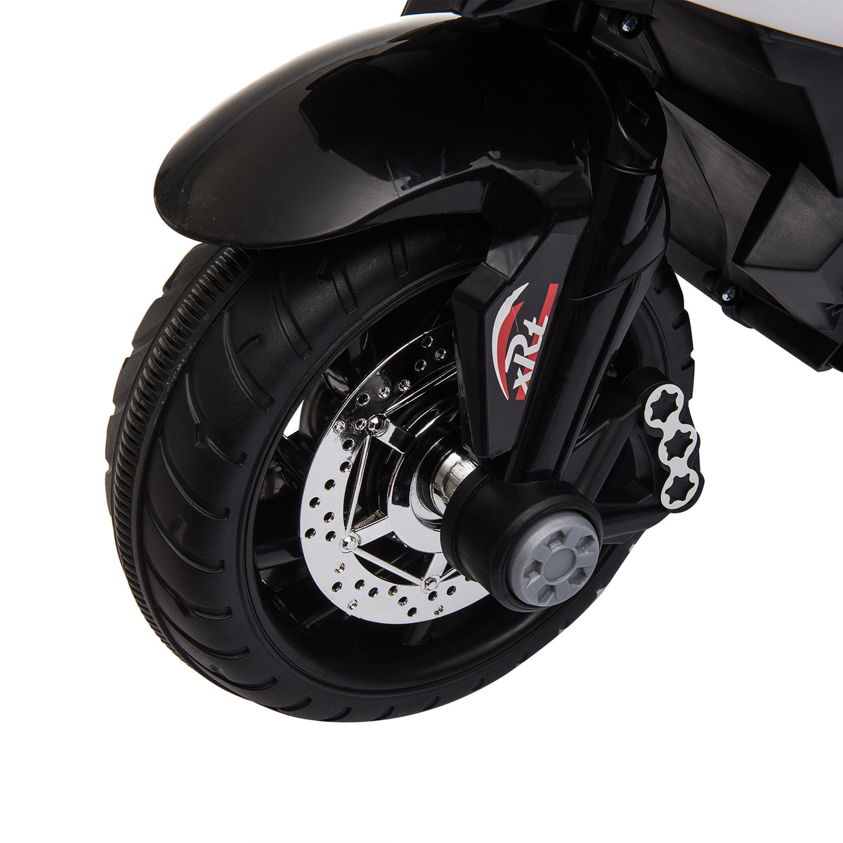HOMCOM Kids Electric Motorcycle, 6V Ride on Motorcycle with 3 Wheels, LED Headlight, Music, Horn for Boys Girls 3-5 Y, Black