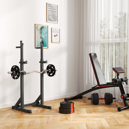SPORTNOW Weight Plates Set, with Two 5kg and Two 2.5kg weights, Black