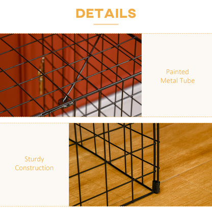HOMCOM Extendable Fire Guard Screen, Freestanding Fire Screen Spark Guard, Folding Fireplace Cover, Wire Mesh, Child & Pet Safety Barrier for Fireplaces, 81.5-160cm, Black