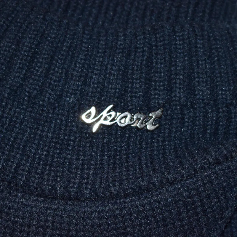 Unisex Stylish Add Fur Lined Warm Winter Hats With Brim Soft Beanie Cap For Men Women Classic Hat With Ear Knitted Hat