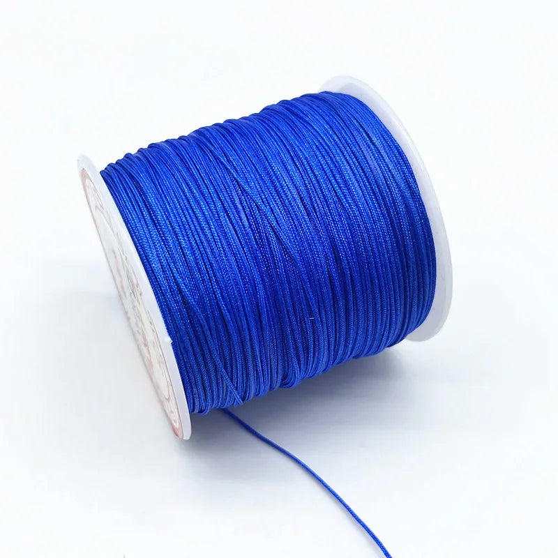 100M/Roll 0.8mm Nylon Cord Thread Chinese Knot Macrame Cord Bracelet Braided String DIY Tassels Beading Shamballa String Thread
