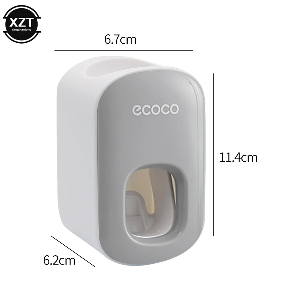 Toothpaste Dispenser Wall Mount Bathroom  Waterproof Toothpaste Squeezer Toothbrush Holde Bathroom Accessories