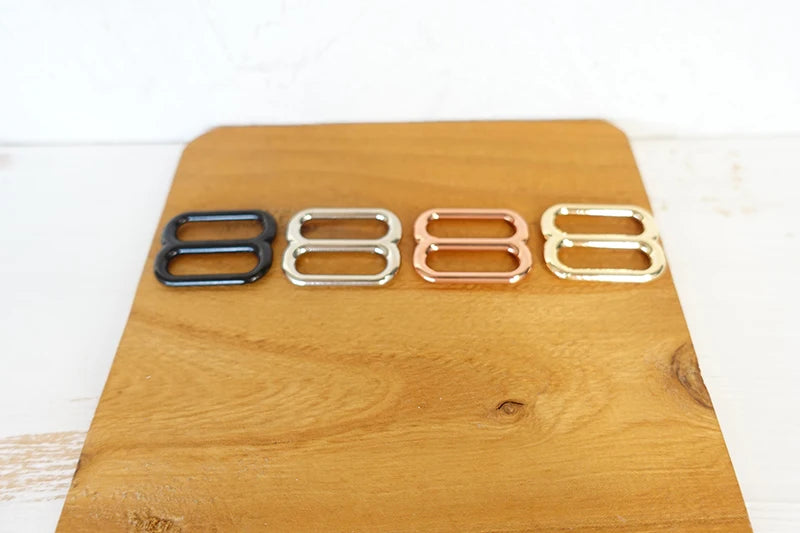 1pc Metal buckle for bag cat dog leash 15mm,20mm,25mm webbing   adjustable buckles loop accessory durable hardness 4 colours