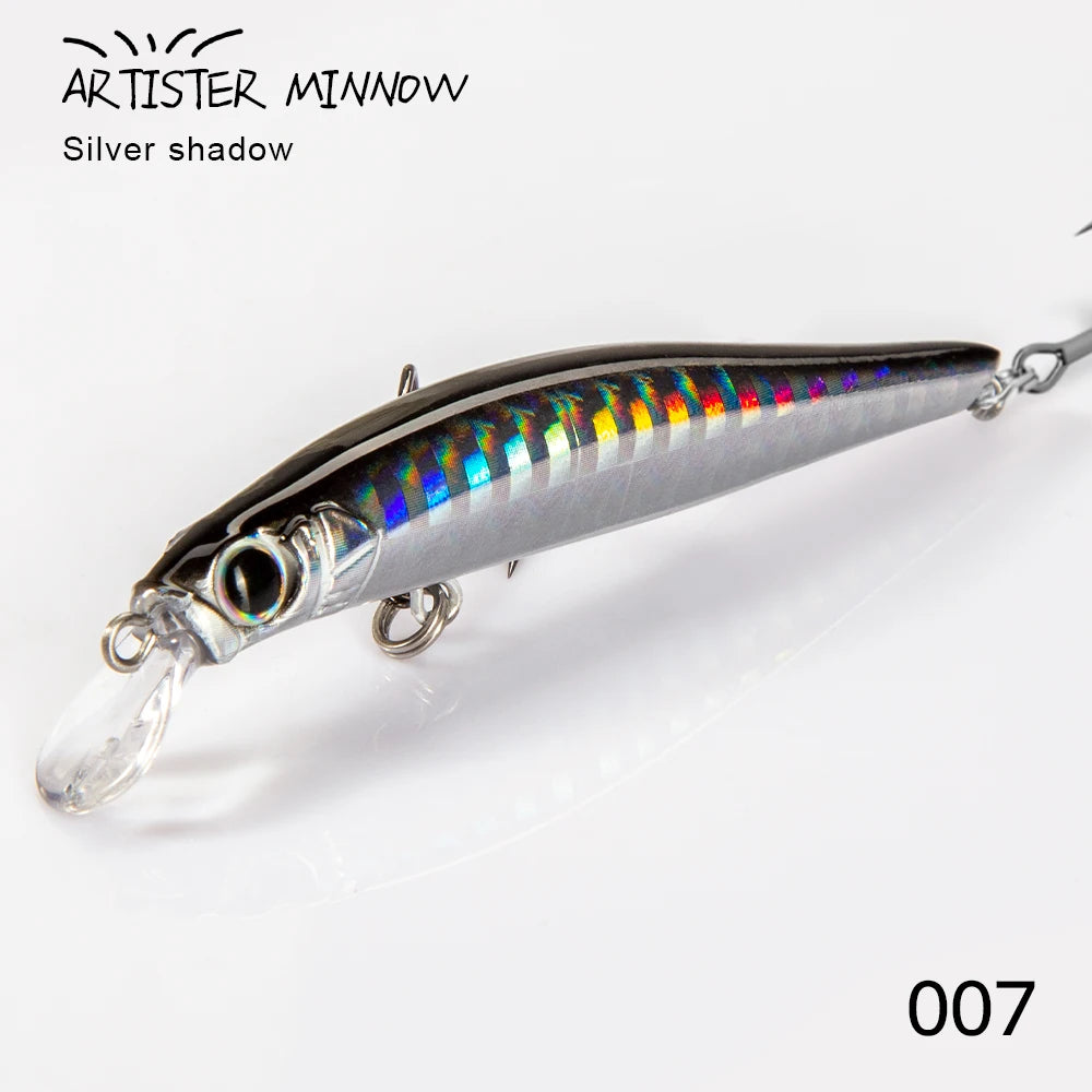 Hunthouse Trout Fishing Lure Sinking Jerkbait 70/80/105mm 7/8.5/18.5g Artist Minnow Sea Fishing Bait Twitch Hard Lure For Bass