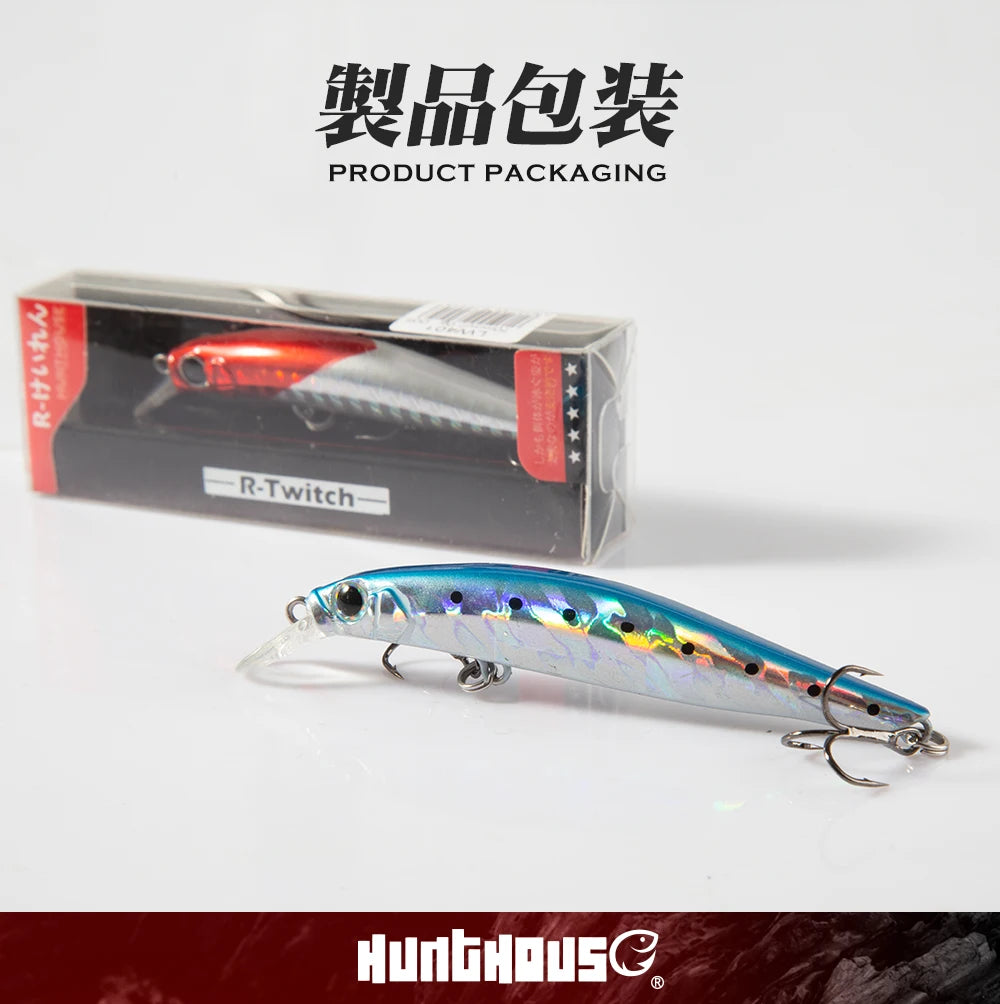 Hunthouse Trout Fishing Lure Sinking Jerkbait 70/80/105mm 7/8.5/18.5g Artist Minnow Sea Fishing Bait Twitch Hard Lure For Bass