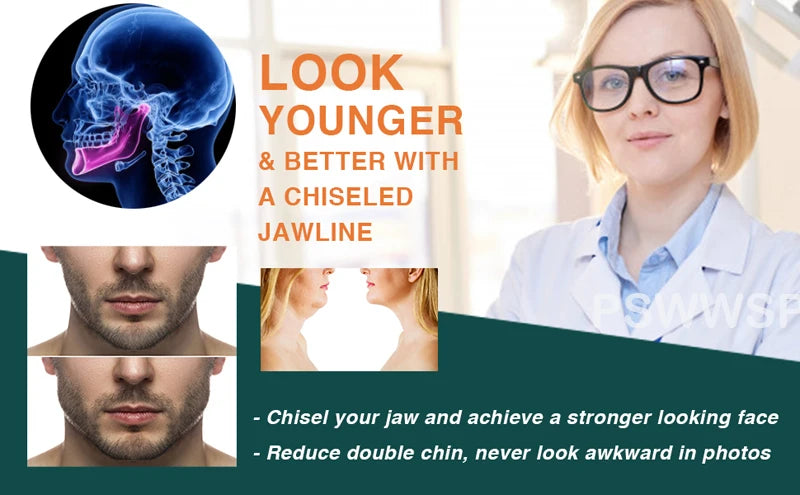 Jaw Exerciser Fitness Face Masseter Double Chin Remover Silica Gel Face Fitness Ball Facial Muscles Trainer Jawline Simulator