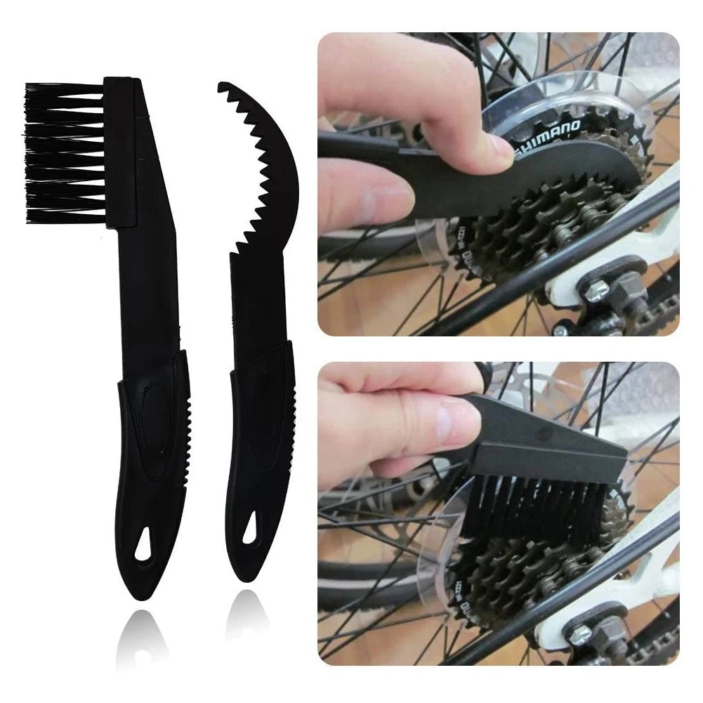 Plastic Bicycle Chain Cleaner Brushes MTB Mountain Bike Machine Washer Brush Scrubber Cycling Riding Cleaning Maintenance Tools