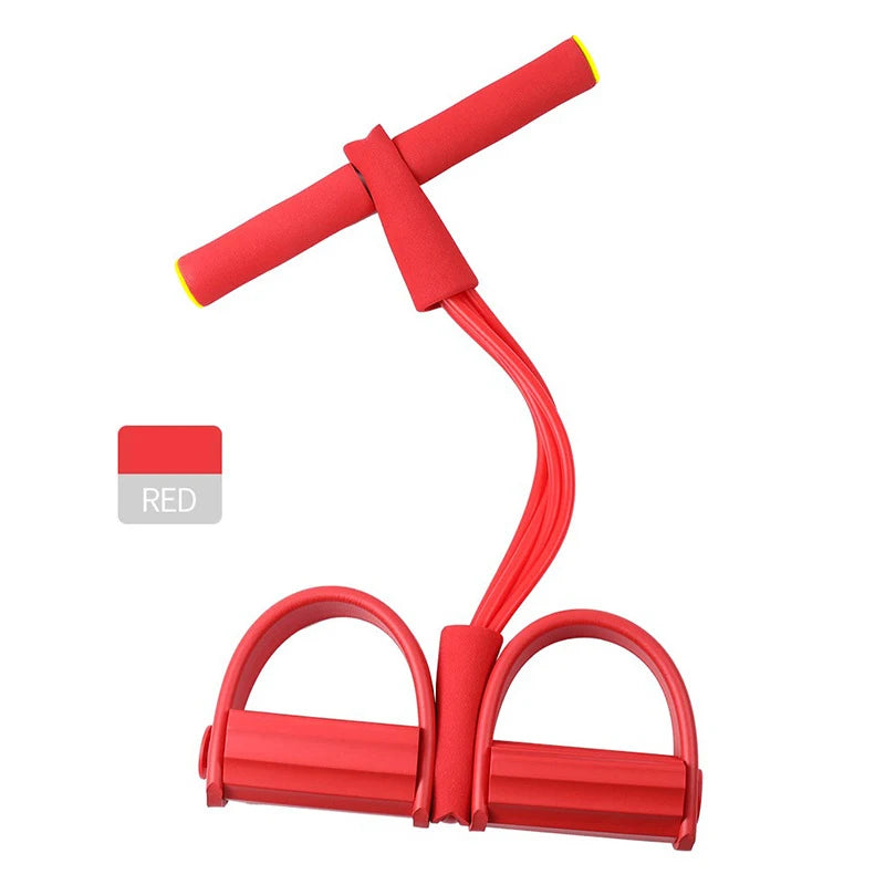 4 Resistance Elastic Pull Rope Training Device, Abdominal Resistance Band, Used In Home Gym, Exercise Training Fitness Equipment