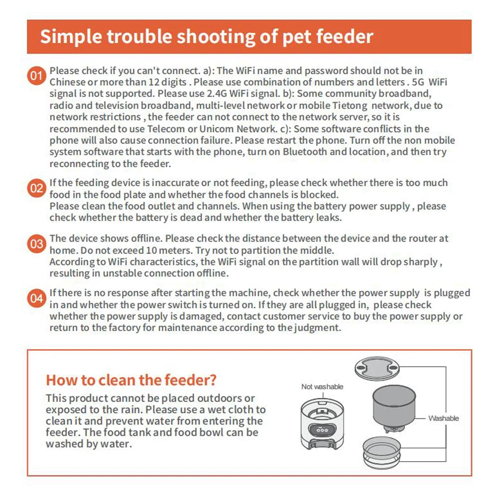 Smart APP Pet Feeder Cat And Dog Food Automatic Dispenser Stainless Steel Bowl Cats And Dogs With Recording Timing Feeding