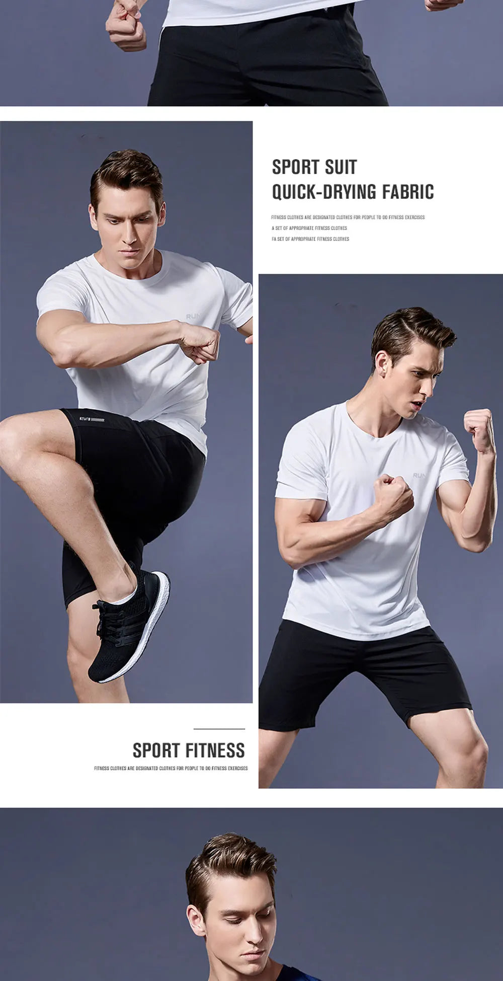 Running Shirts Soccer Shirts Men's Jersey Sportswear Men's Running T-Shirts Quick Dry Compression Sport T-Shirts Fitness Gym
