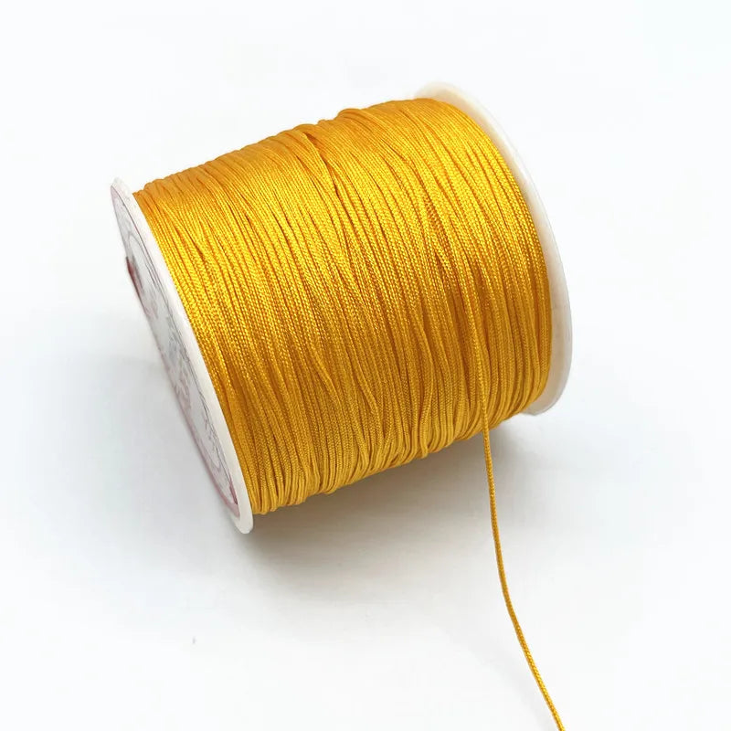 100M/Roll 0.8mm Nylon Cord Thread Chinese Knot Macrame Cord Bracelet Braided String DIY Tassels Beading Shamballa String Thread