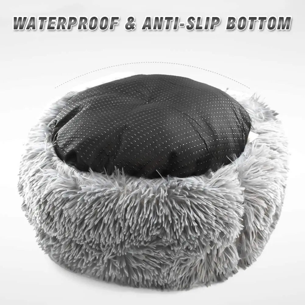 Super Soft Dog Bed Plush Cat Mat Dog Beds For Large Dogs Bed Labradors House Round Cushion Pet Product Accessories