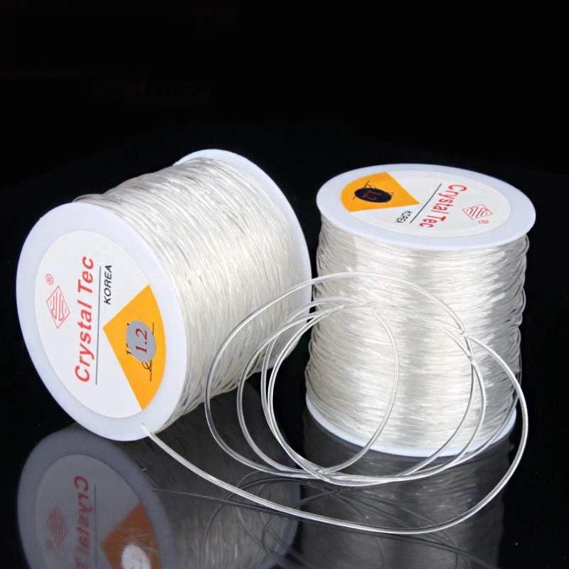 100m/Roll Elastic Crystal Jewelry Cord Beading String Strong Stretchy Thread Cords for DIY Necklace Bracelet Jewelry Making