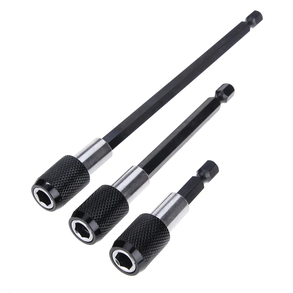 1/4 Inch Hex Shank Quick Release Screwdriver Bit Holder Extension Bar 60mm 100mm 150mm