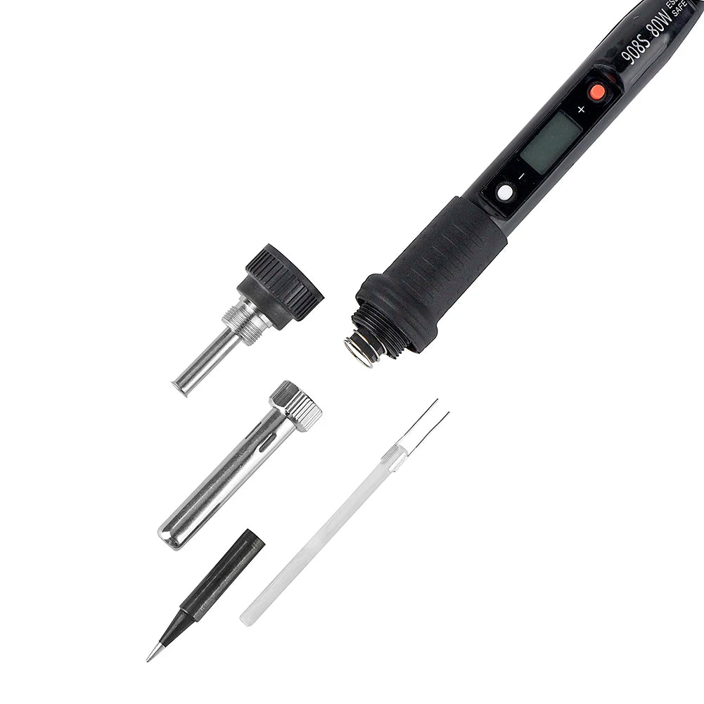 JCD Electric Soldering Iron 80W LCD Digital Display Adjustable Temperature Soldering Iron Tips 220V/110V Welding Solder Tools
