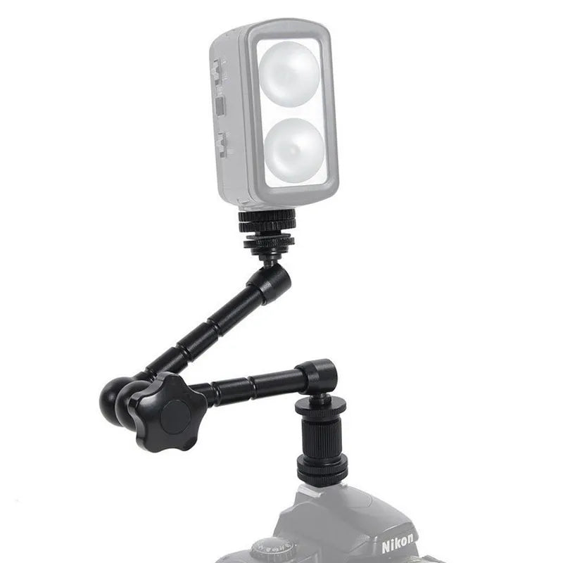 Super Clamp 7/11 inches Adjustable Magic Articulated Arm for Mounting Monitor LED Light LCD Video Camera Flash Camera DSLR