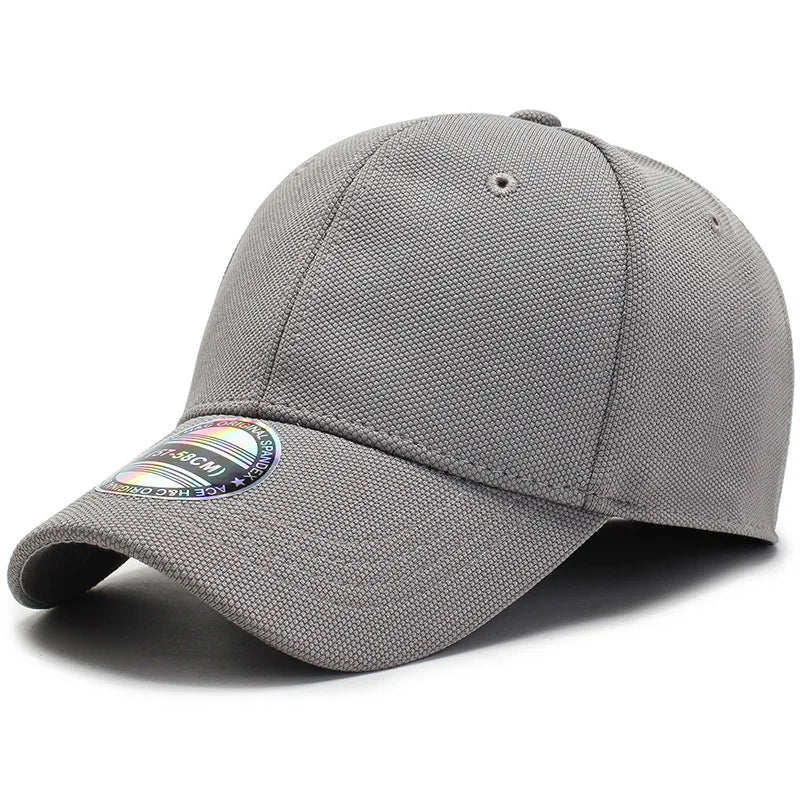 COKK Baseball Cap Men Snapback Hats Caps Men Fitted Closed Full Cap Women Gorras Bone Male Trucker Hat Casquette Outdoor Black