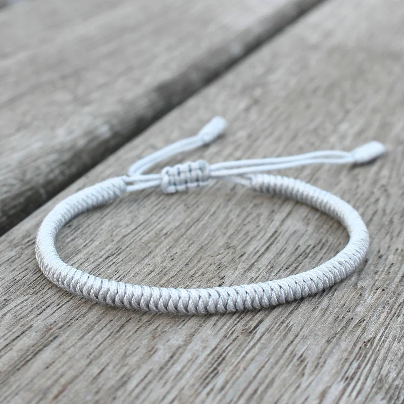 Tibetan Buddhist Bracelet Lucky Handmade Braided Adjustable King Kong Knot Red Thread Charm Bracelets for Women Men Couple Lover