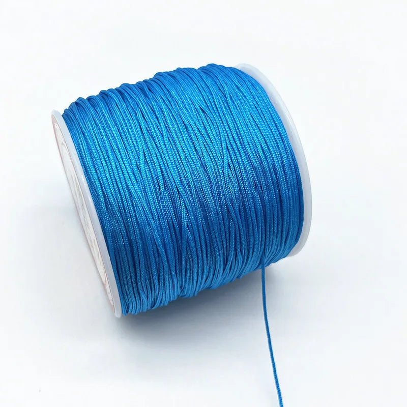 100M/Roll 0.8mm Nylon Cord Thread Chinese Knot Macrame Cord Bracelet Braided String DIY Tassels Beading Shamballa String Thread