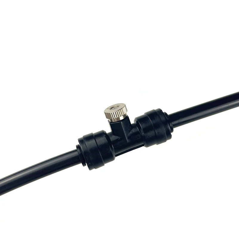Water Misting Cooling System Kit Summer Sprinkler Brass Nozzle Outdoor Garden Greenhouse Park Plants Spray Hose