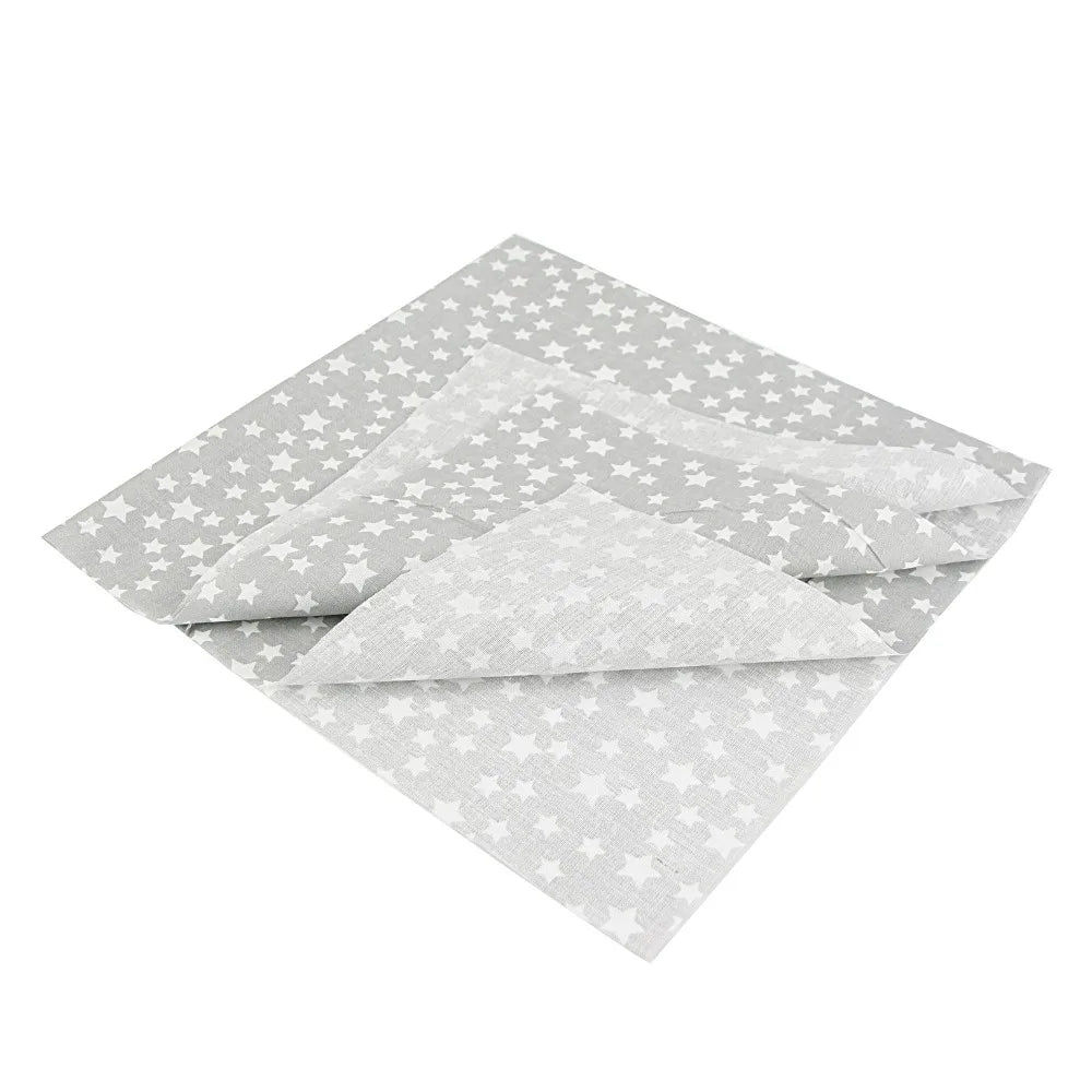 7PCS 25 x 25cm/50 x 50cm Squares Cotton Craft Fabric Cloths for DIY Bundle Patchwork Quilting Sewing Scrapbooking Artcraft