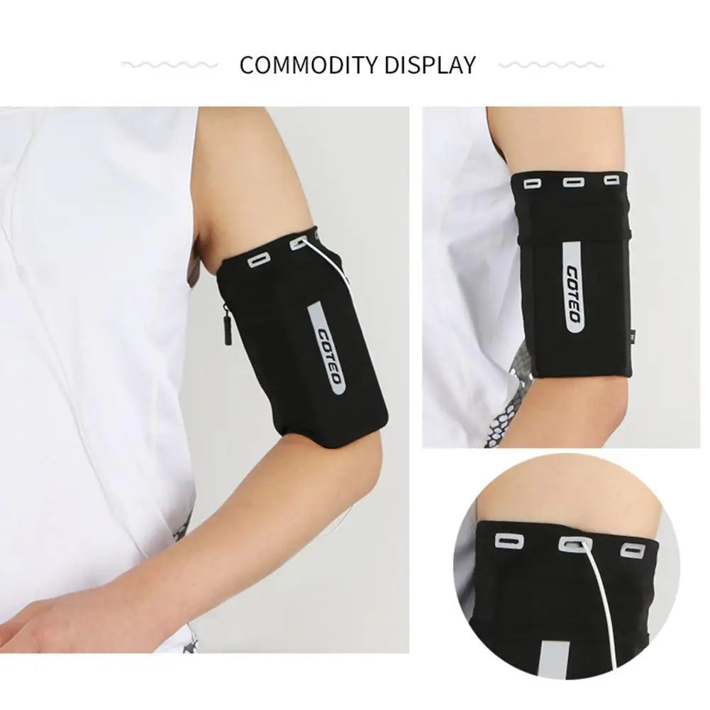 Running Mobile Phone Arm Bag Universal Breathable Sports Accessories Outdoor Arm Bag Armband Jogging Phone Armband Case