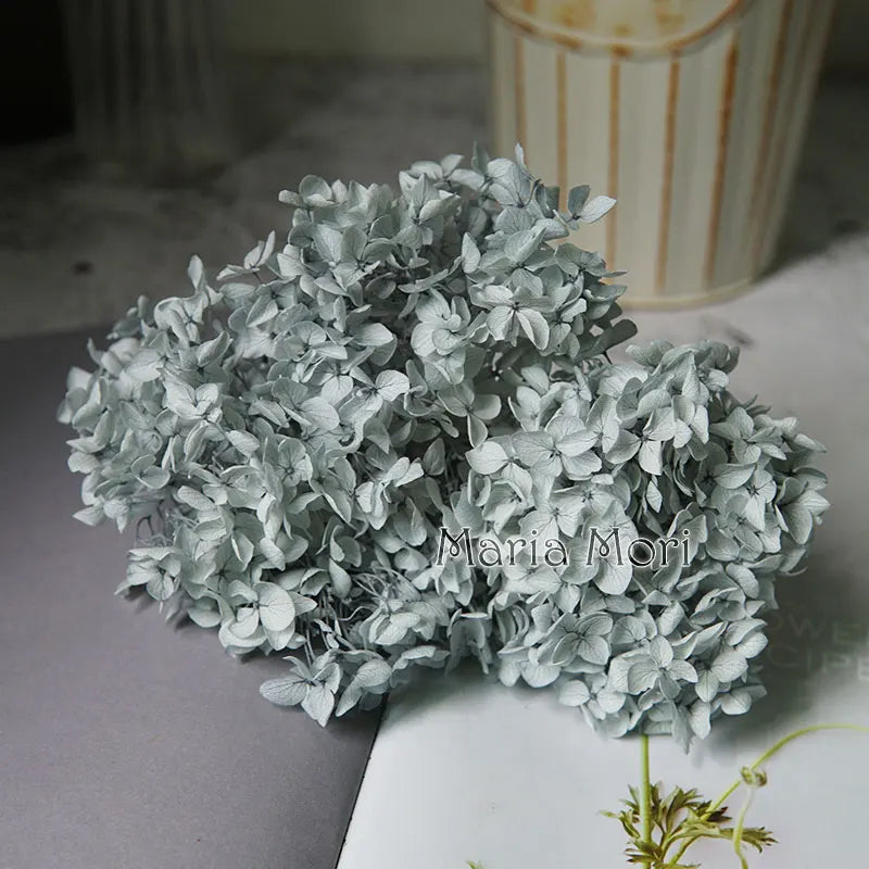 Anna Hydrangea (Color 123-164) Flowers Little Leaves Preserved Hydrangea Home Decor DIY Material Epoxy Resin Handmade Flowers