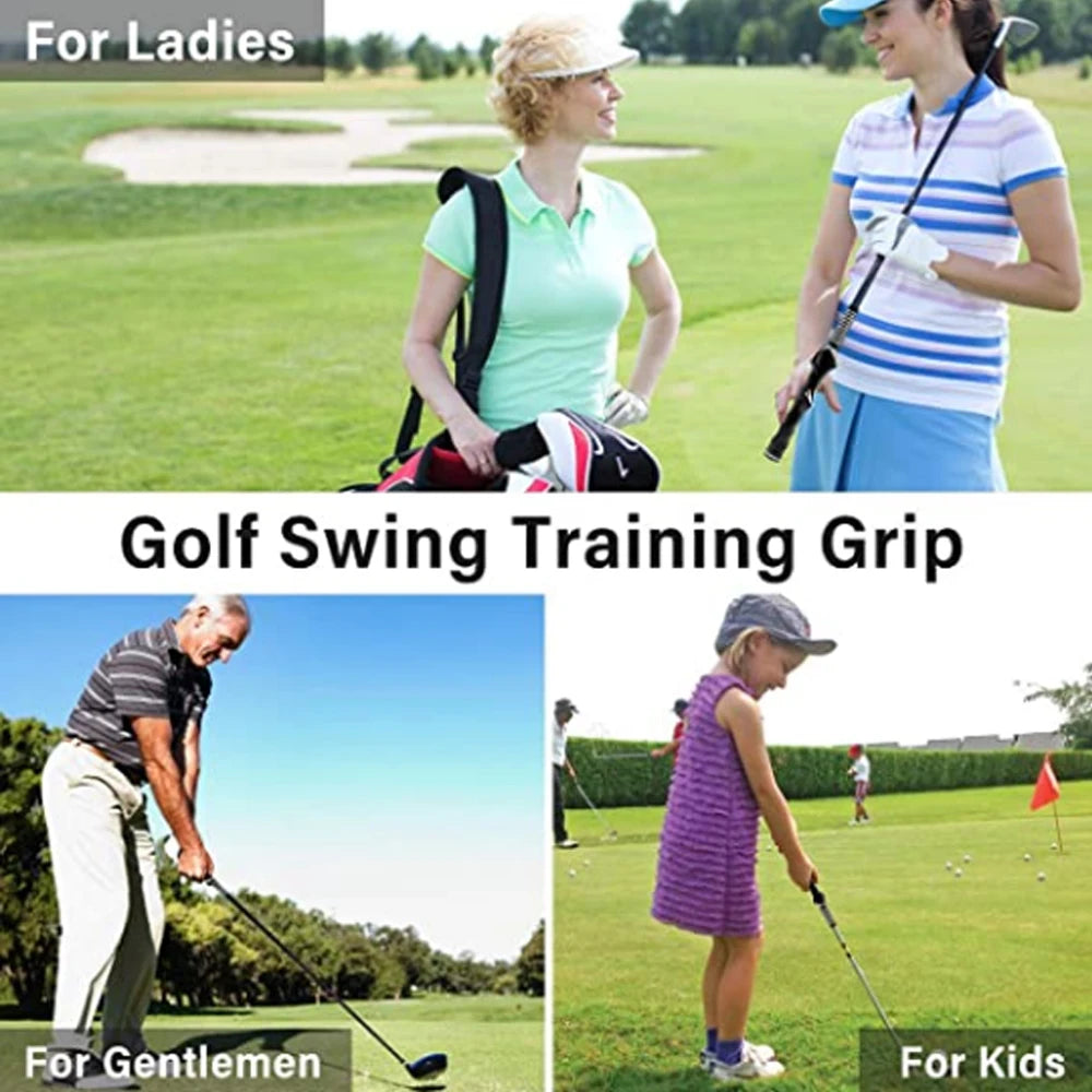 1Pcs Golf Club Grip  Swing Grip Trainer Teaching Practice Aid Training Grip Golf Hand Position Training Tool for Man Woman Kids