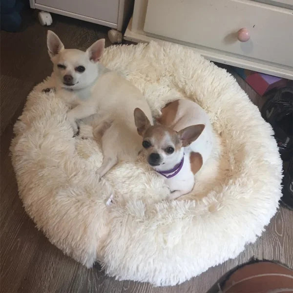 Super Soft Dog Bed Plush Cat Mat Dog Beds For Large Dogs Bed Labradors House Round Cushion Pet Product Accessories