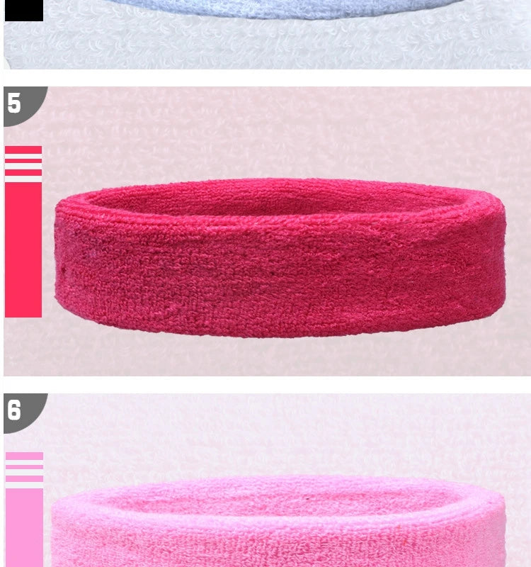 2Pcs Sport Wristbands + 1Pcs Headband Towel Sweatband Set For Yoga Basketball Tennis Fitness Run Head Band Wrist Brace Protector