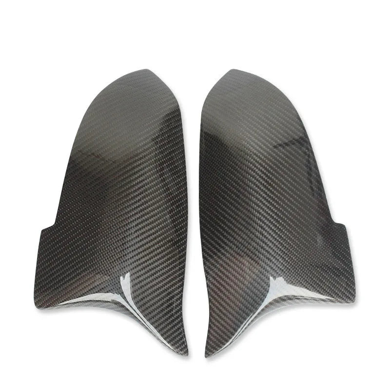 Carbon Fiber Look Black car Rearview Side Mirror cover Caps for BMW 5 6 7 Series F10 F11 F18 F07 F12 F13 F06 F01 F02 LCI
