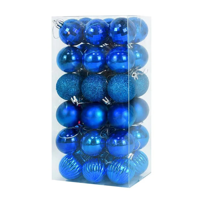 1box Christmas Balls Christmas Tree Ornaments Ball Xmas Hanging Tree Pendants Home Party Decor 2026 New Year Gift Noel Navidad