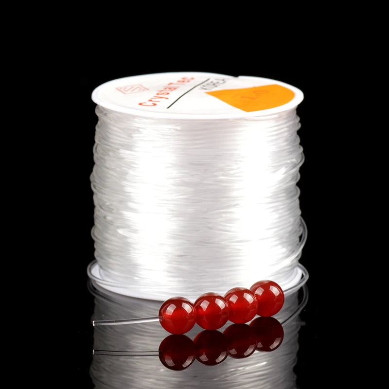 100m/Roll Elastic Crystal Jewelry Cord Beading String Strong Stretchy Thread Cords for DIY Necklace Bracelet Jewelry Making