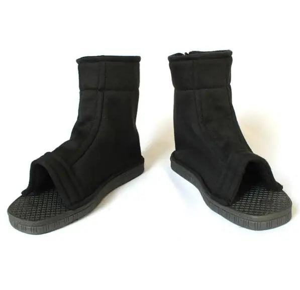 Japan Anime Cosplay Shoes Men Women Black Blue White Cotton Soft Sandals Boots Halloween Costume Christmas Party Shoes Footwear