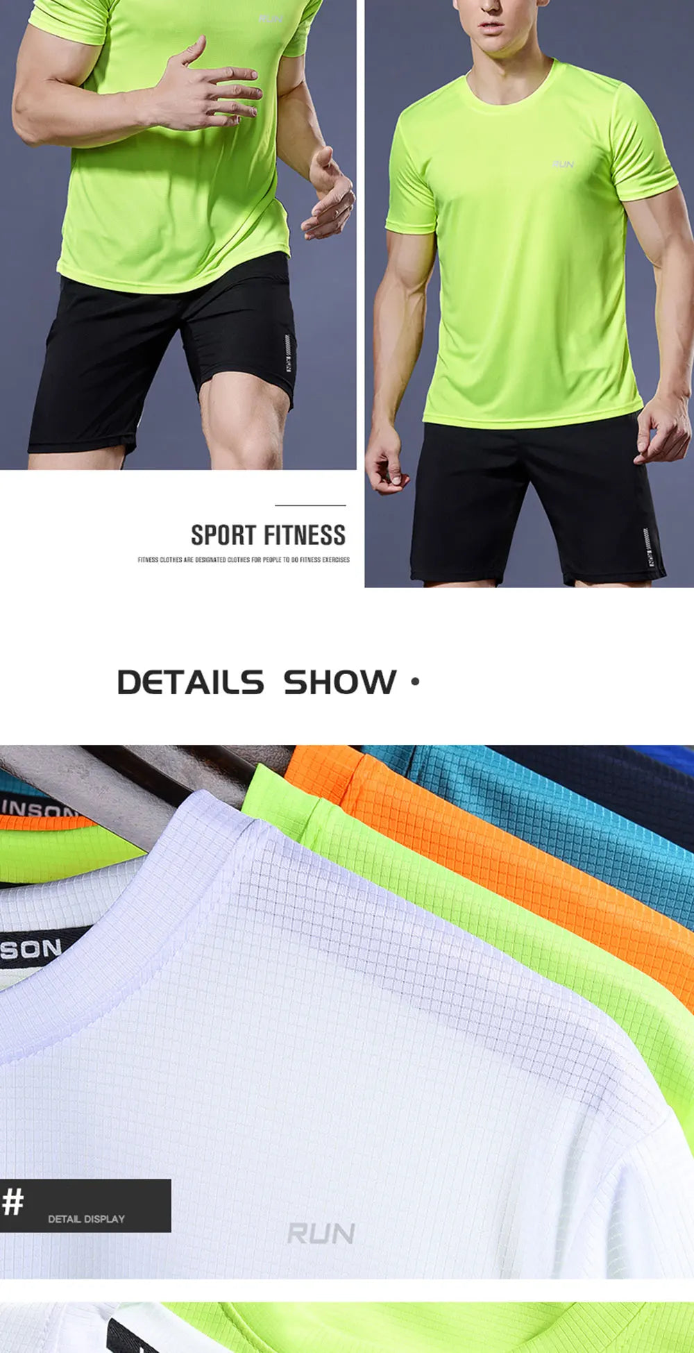 Running Shirts Soccer Shirts Men's Jersey Sportswear Men's Running T-Shirts Quick Dry Compression Sport T-Shirts Fitness Gym