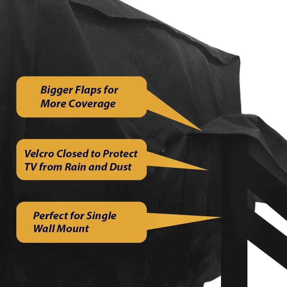 TV Weather and Dust proof Outdoor TV cover Beige 70 "75" 40 "46" 50 "55" 60 "65" Protective TV Screen Garden patio Outdoor TV