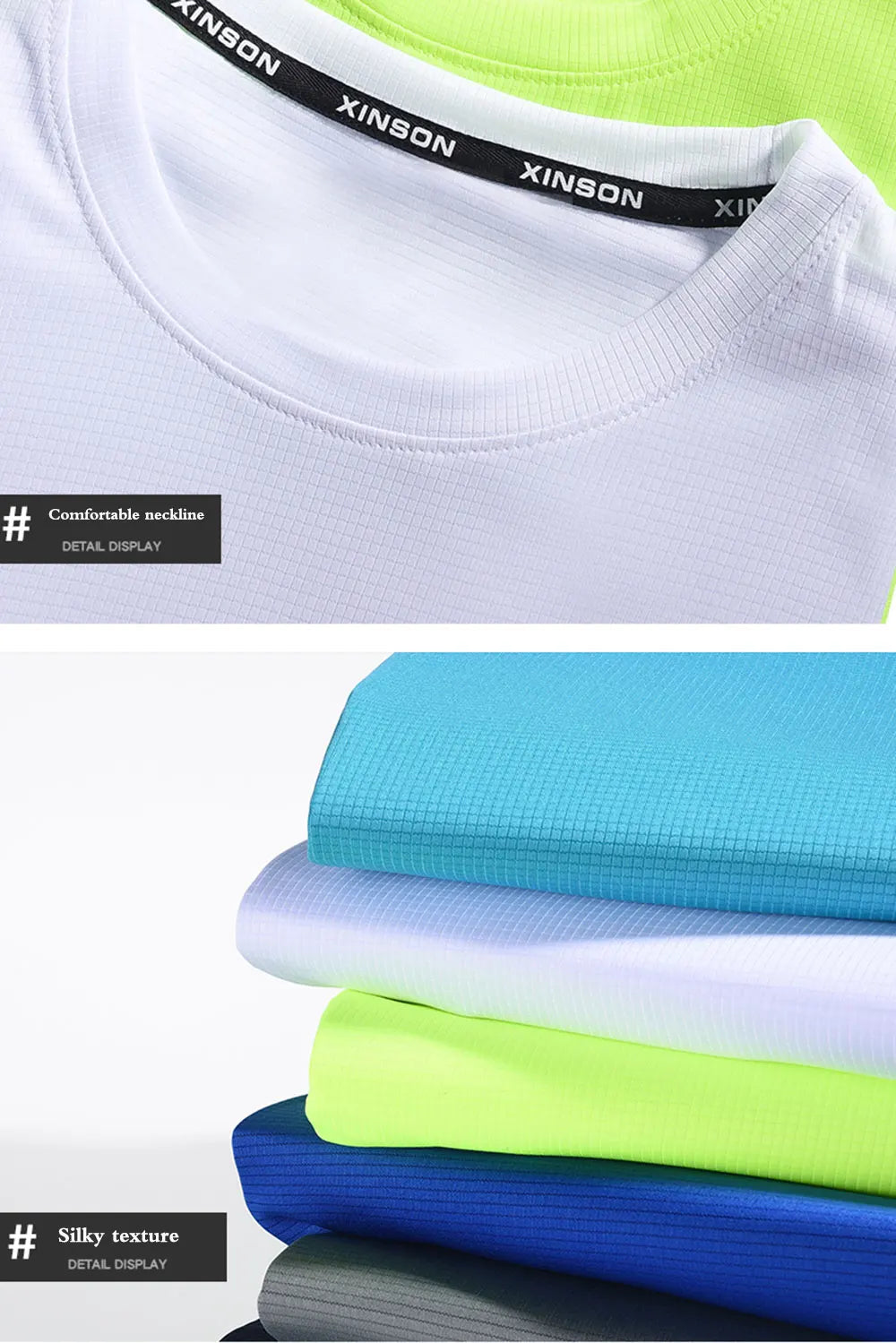 Running Shirts Soccer Shirts Men's Jersey Sportswear Men's Running T-Shirts Quick Dry Compression Sport T-Shirts Fitness Gym