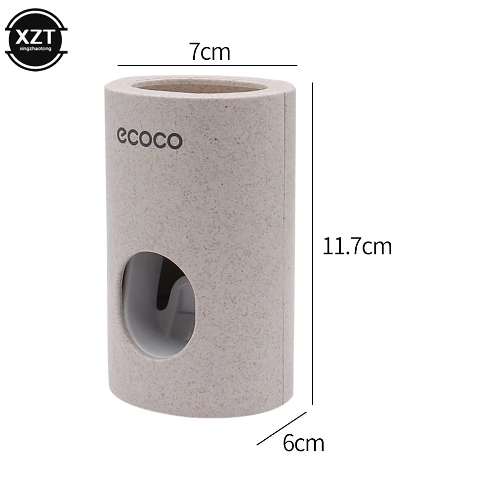 Toothpaste Dispenser Wall Mount Bathroom  Waterproof Toothpaste Squeezer Toothbrush Holde Bathroom Accessories
