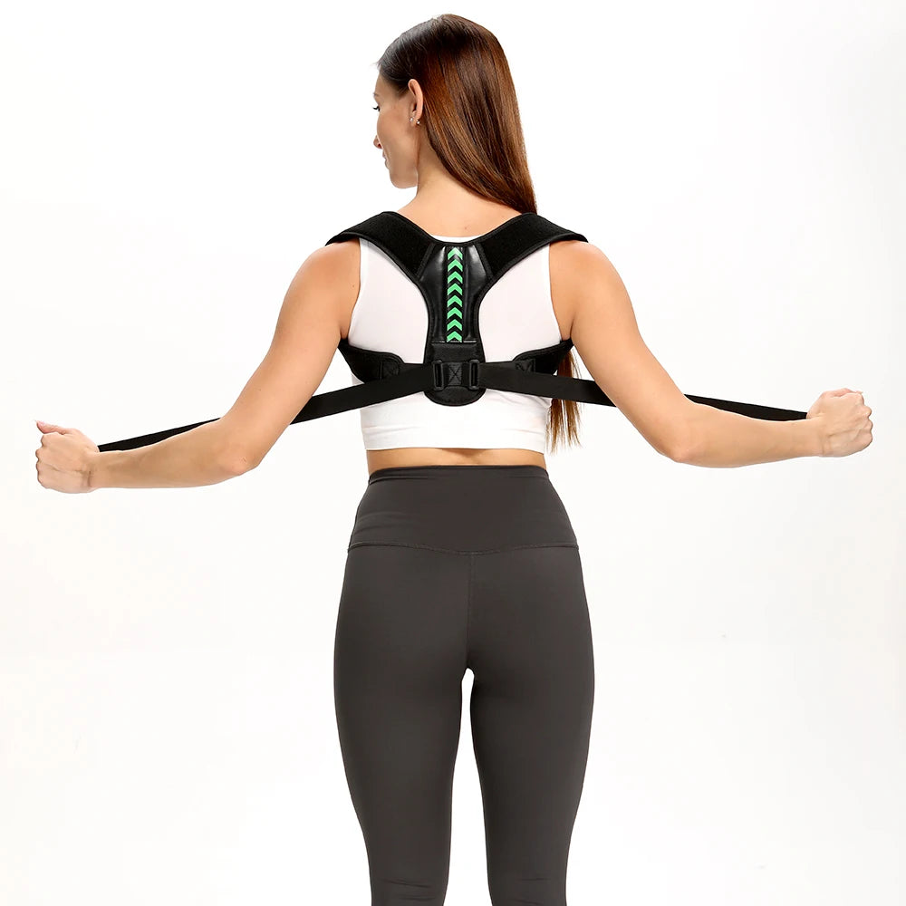 Adjustable Back Shoulder Posture Corrector Belt Clavicle Spine Support Reshape Your Body Home Office Sport Upper Back Neck Brace