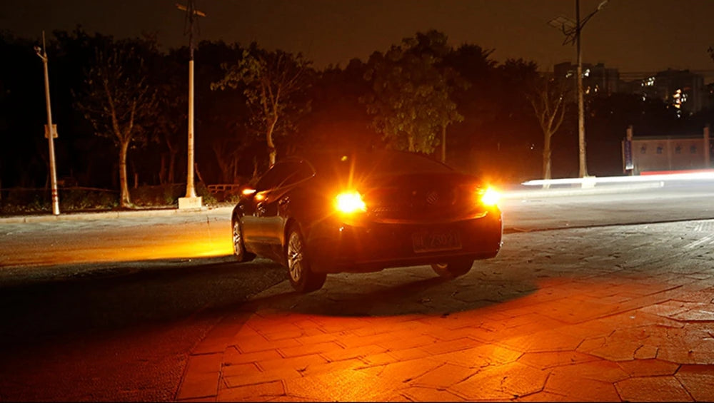 2Pcs P21W LED P21/5W Led Bulbs 1157 BAY15D PY21W BAU15S 1156 BA15S R5W Super Bright Car Brake Light Auto Backup Reverse Lamp 12V