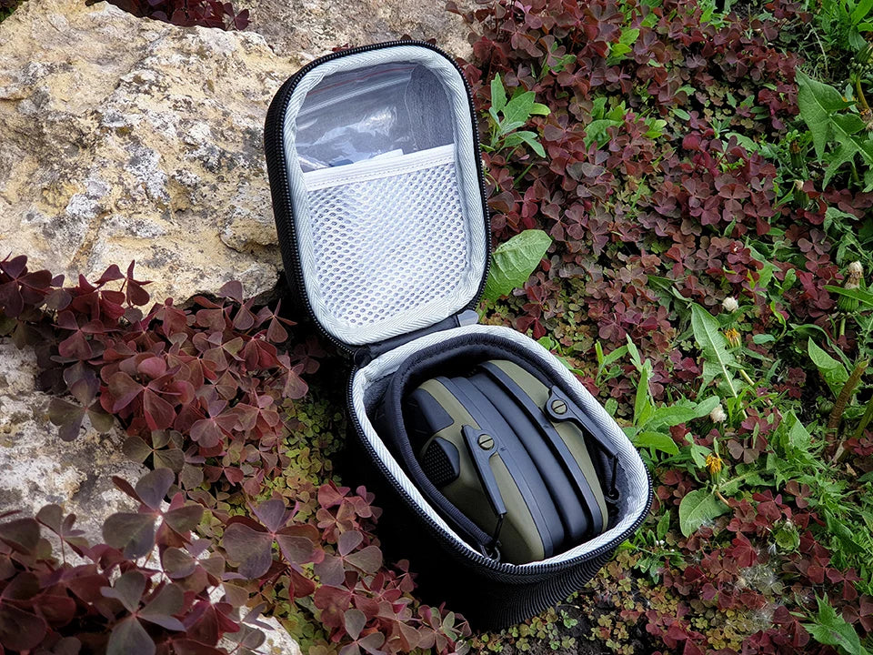 ZOHAN Electronic Shooting Ear Protection Sound Amplification Anti-noise Earmuffs Professional Hunting Ear Defender Outdoor Sport