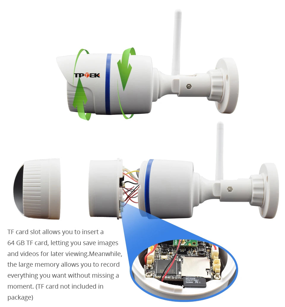 4MP 1080P IP Camera Outdoor WiFi Home Security Camera Wireless Surveillance Wi Fi Bullet Waterproof IP Video HD Camara CamHi Cam