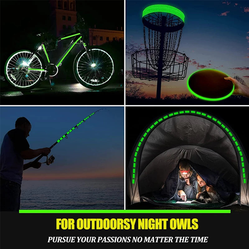 3M/5M Self-adhesive Luminous Tape Night Vision Glow Stickers DIY Home Decoration Warning Fluorescent Safety Tapes for Party