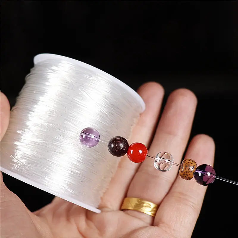 100m/Roll Elastic Crystal Jewelry Cord Beading String Strong Stretchy Thread Cords for DIY Necklace Bracelet Jewelry Making