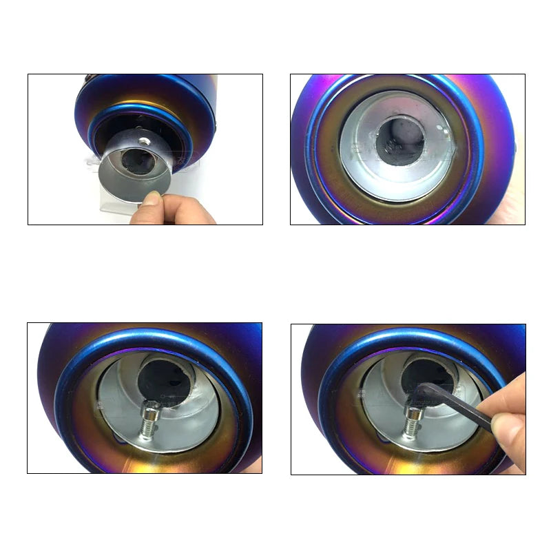35mm 42mm 45mm 48mm 60mm DB  Killer Universal Motorcycle Exhaust Can Muffler Insert Baffle DB Killer Silencer Stainless Steel